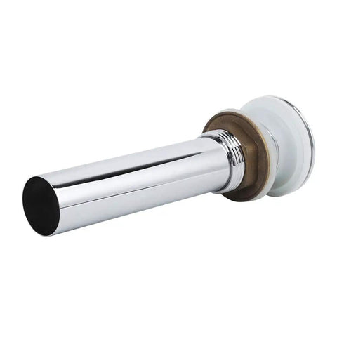 ZAWELIYO Copper Pop Up Drain Stopper Kit, 19cm showcasing chrome tube and gasket, designed for durable household use.