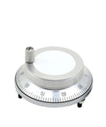 Pulser Handwheel For CNC Machines With 24V 4Pin 100PPR 60mm Rotary Encoder Manual Pulse Generator top view close-up