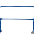 Heavy Duty Dock Swing Gate Five Foot Length Blue Marine Steel for Piers and Boats, simple assembly design.