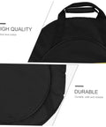 Close-up of Road Warrior Padded Cymbal Carrying Bag featuring high density foam padding and durable oxford material.
