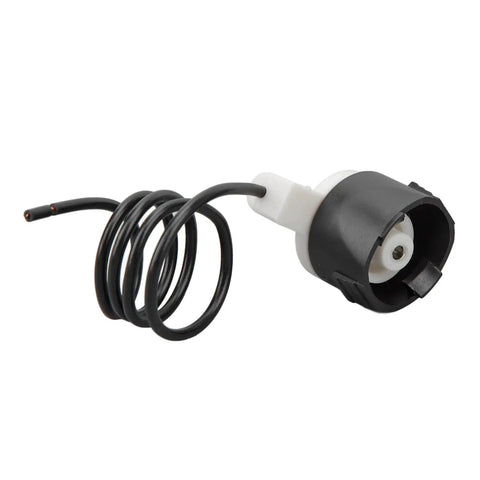 Metal Brake Proportioning Valve Wire Connector And Adapter For Cars 1970s To 1994 showing black wire, plastic plug, and coil design, suitable for easy installation.