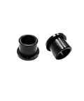 Beefy Heavy Duty Flanged Bushing Drop In Replacement For Ariens Gravely Zero Turn Lawn Mower Built Tough For Steering Linkage Deck Pivot Sleeve Bearing Direct OEM Fit 5500114 Two Pack Upgrade black flanged bushings side view