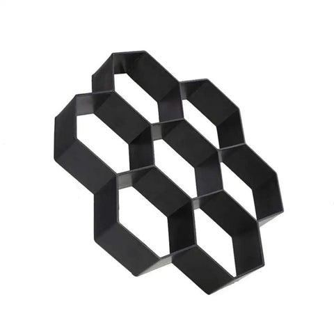 Hexagon Brick Mold For Concrete Pavers Reusable Hex Tile Mold For DIY Garden Path And Patio Floors Easy To Use No Fuss Durable Build 11.41 By 11.02 By 1.69 Inches Perfect Paver Template
