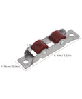 Heavy Duty Stainless Steel Sliding Window Roller Assembly 4 Pack Slick Glide Operation 88 Type Replacement Wheels Built Tough For Rough Daily Home Grind Fixes with red rollers and dimensions shown.