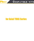 Beefed-Up Brass Wheel Spacers Kit 6Pcs With 15mm Wide Extension, 20mm Total Length, 12mm Hub Spacers For Axial TRX6 1 To 10 RC Crawler Upgrades, Heavier Weight To Improve Stability, Traction, And Handling On Rough Terrain. for Axial TRX6 Series
