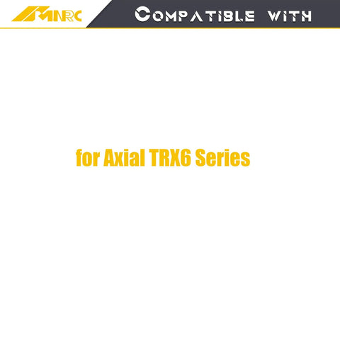 Beefed-Up Brass Wheel Spacers Kit 6Pcs With 15mm Wide Extension, 20mm Total Length, 12mm Hub Spacers For Axial TRX6 1 To 10 RC Crawler Upgrades, Heavier Weight To Improve Stability, Traction, And Handling On Rough Terrain. for Axial TRX6 Series