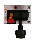 Close-up of Heavy Duty Beefed-Up PTO Control Valve Kit for Dump Truck Tipper with Auto Disengage When Lowered, front view