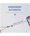 Automatic Sensor Door Closer No Drill Install Easy Setup Heavy Duty with 500g to 1000g tension and 1200mm rope length displayed