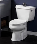 Alesio II Slow Close Toilet Seat With Easy Clean Hinges And Adjustable Front To Back Fit Made In USA Elongated Biscuit Wood Seat