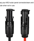 Close-up of 8-Piece Solar Weatherproof Silicone Dust And Waterproof Cap Connectors for PV Panels MC4 Inverters, IP67-rated