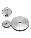 Heavy Duty Bevel Gear Pinion And 41 Teeth Spur Gear Set One Mod 41T 43MM OD 45 Steel Transmission Gear with close-up