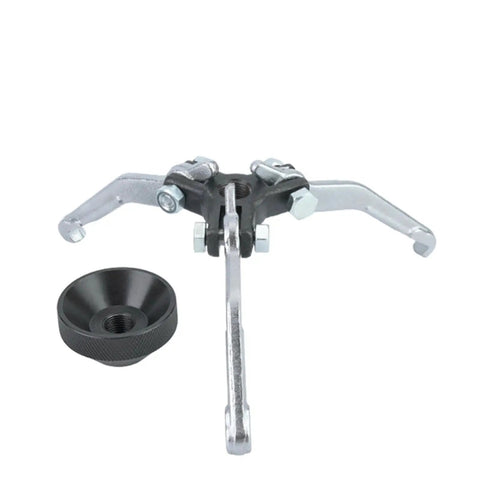 Heavy Duty 5 Piece Gear Bearing Puller Kit Slide Hammer Drop Forged Carbon Steel Locking 3 Jaw Design Fits 15 To 120mm Bearings, 3 jaw puller