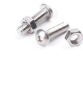 440 Piece M3 M4 M5 Hex Socket Button Head Bolts Screws Nuts Kit With Box Stainless Steel Heavy Duty Fasteners For Industrial And Construction Projects All In One Assorted Hardware Set M3 stainless steel button head bolt and hex nut set