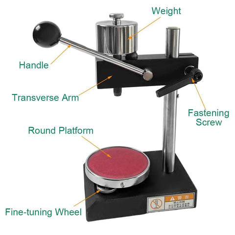 Digital Durometer Type A With Stand For Accurate Rubber Plastic And Leather Hardness Testing Pro Grade Hardness Tester With Metal Base