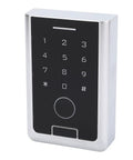 Top Shelf Outdoor Smart Fingerprint Keypad Door Access Controller With Rfid Card Swipe And Mobile App Remote Unlock close-up view showing keypad design.