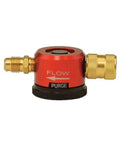 Nitrogen Purge Tool For HVAC Systems, Quick Change Dial From Purge To Braze To Off, durable aluminum build, side view
