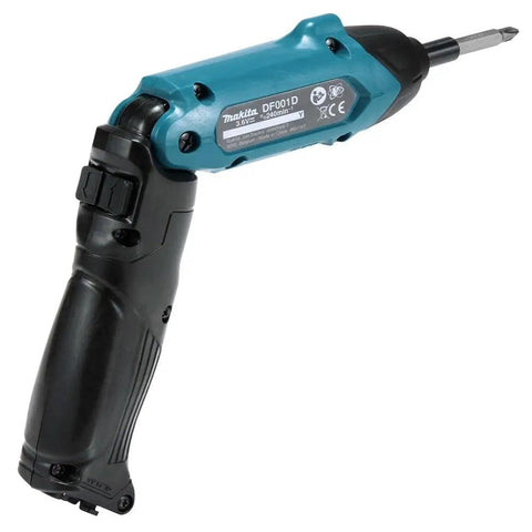 Ultra Light Three Point Six Volt Cordless Hex Screwdriver Kit With Folding Pistol Grip One Quarter Inch Bit Set USB Charge
