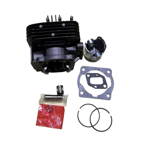 Cylinder Piston Needle Roller Bearing Gasket Rebuild Kit 1E40F-5B 1E40F-5E 40F-5 40-5 2 Stroke Engine Models To Restore Power Make It Run Smooth For Mini Atv And Quads By Upgrading This Kit Now To Skip Repair Bills While Riding Hard. 2-stroke engine kit with cylinder, piston, gasket set, needle bearing, and rings