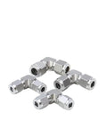 90 Degree Elbow Pipe Fitting 1/16 To 1 Inch Tube OD Compression Union In SUS316L Stainless Steel, UNF Nut, 2000 PSI