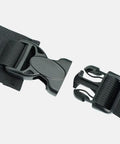 Close-up of buckle on All In One Climbing Rope Bag For Outdoor Climbing And Caving And Mountaineering With Drawstring Closure And Shoulder Strap