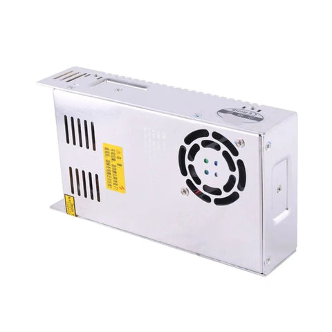 Beefy 400W 60V Switching Power Supply SMPS High Efficiency 6.7A Output For Industrial DIY Projects And Electronics Isolation Ready With Stable Voltage And Wide Output Options, metal enclosure with fan