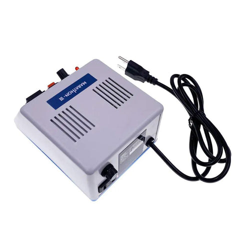 Multipurpose Micro Motor With Foot Pedal Control System showing power supply unit for jewelry making and craft projects.