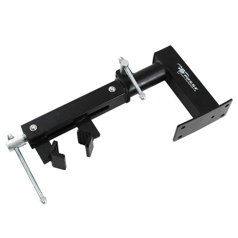 Heavy Duty Rotating Bench Vise Clamp Work Stand For Motorcycles ATVs Dirt Bikes Multi Tool with black steel finish and mounts