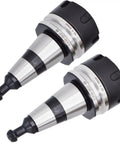 Pro Level ISO30 ER32 Collet Chuck Tool Holder For CNC Milling And Woodworking Machinist 45mm Grip Length showing two tool holders.