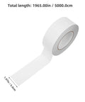 Heavy Duty Clear Tape That Really Slaps For Crafts Wall Mounts Zero Residue Easy Peel Stick Fix on a spool with dimensions.