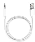 Lightning To Aux Cable For Iphone Mfi Certified Headphone Jack Adapter Plugs Right Into Car Stereo Home Speakers Or Any Device With 3.5 Mm Audio Port Awesome 3.3 Foot Long Stereo Audio Cord Compatible With Iphone 14 13 12 11 Xr X 8 7 White, white 3.3 ft cable