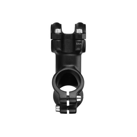 Thirty Five Degree 60mm Handlebar Stem Riser For One Inch Bars Fits Twenty Five Point Four Millimeter Bar Diameter Mountain Road And BMX Bikes Lightweight Durable Aluminum Upgrade For Rough Terrain And Everyday Park Rides product image front view