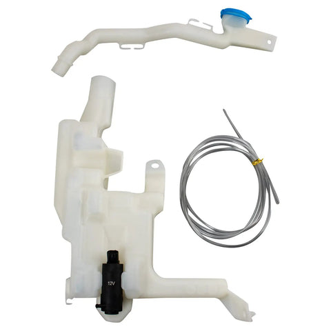 Windshield Washer Reservoir Assembly With Pump And Cap For 2016 2017 2018 Honda Civic Without Low Fluid Sensor Direct Fit Replacement DIY