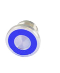 22mm Stainless Steel IP68 Waterproof Large Ring Illuminated Piezo Switch Red 24V Momentary 10NO With 1M Cable Built Tough Rugged Push Button
