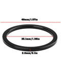 4 Pack 2.5mm Bottom Bracket Spacers 35.1x40x2.5mm Black Aluminum For Shimano Hollowtech II SRAM GXP Truvativ GXP 24mm Axles And More