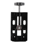 Heavy Duty Aluminum Alloy Milling Vise With Fixed Curve Grooves, sturdy bench clamp with detailed screw mechanism.