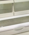 Upgraded Lifetime Pantry Drawer Door Cover Replacement For Fridge Heavy Duty Door Panel Kit W10827015 installed in fridge