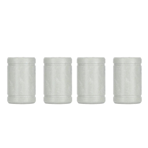 Four Piece Lm8uu Plastic Linear Bearing Kit For 3D Printers Delivering Slick Glide Dead Quiet Running And Zero Grease Drama With Top Shelf Polymer Build Perfect For Straightforward Diy Projects And Cnc Router Mods