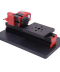 Fesjoy Mini Sanding Lathe Polishing Tool 24W woodworking machine with red and black design, ideal for metal and plastic crafts.