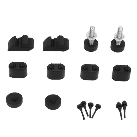 Upgrade Your 1967-1969 Camaro With This Durable Bumper Kit Featuring Heavy Duty Metal And Rubber Plugs. 2-piece metal and rubber bumper stop kit