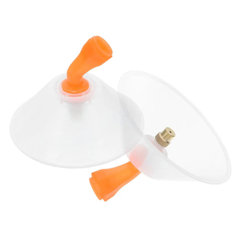 Windproof Spray Nozzles With Adjustable Misting For Garden Sprayer Tanks Transparent Deflector Cover For Even Coverage