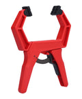 Heavy Duty One Hand Spring Clamp For Woodworking And Carpentry Shop Projects Quick Release Top Shelf ABS Plastic Jaw Grip Tool.