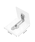 12 Piece Cabinet Anchors Heavy Duty Furniture Safety Straps For Dresser Bookshelf And Cabinets Anti Tip Wall Anchors For Childproofing Flexible Adjustable Opening To Fit Different Distances metal anchor with dimensions
