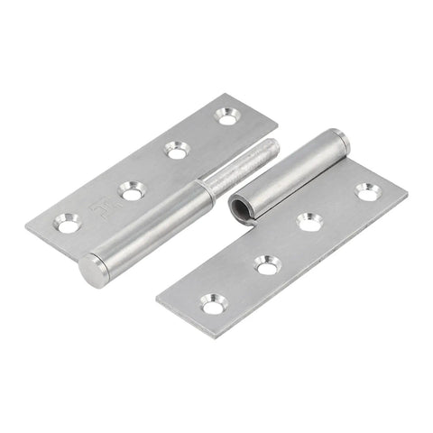 Six Pack Lift Off Door Hinges 4 Inch Heavy Duty Stainless Steel Detachable Hinges Left Handed Rust Resistant For Indoor And Outdoor Use With 50 Lbs Loading Capacity, stainless steel hinge set