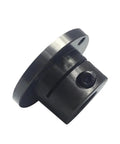 Boss Level Flange Mounted Bearing Housing With Slit Shaft For Smooth Linear Motion Support Sizes Eight Through Twenty Five Millimeters close-up view with a sleek design.