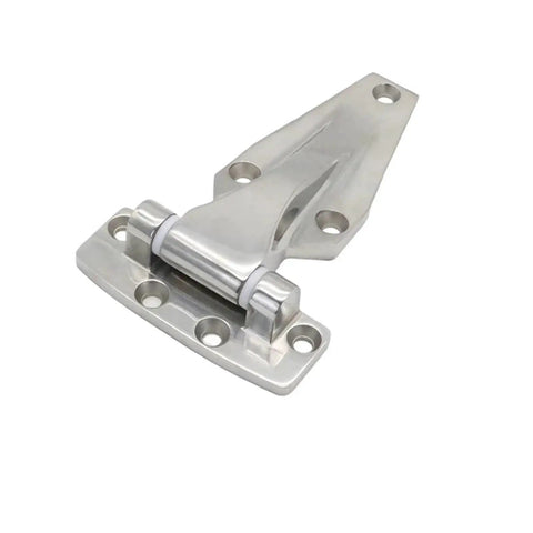 Heavy Duty Refrigerator And Container Door Hinges Crafted From 304 Stainless Steel, side view showing precision machined design.