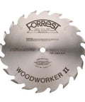 Woodworker II 10 Inch 20 Tooth ATB R Table Saw Blade For Precise Rip And Crosscut Of Hard And Soft Stock With Smooth Cuts And Ultra Low Wobble