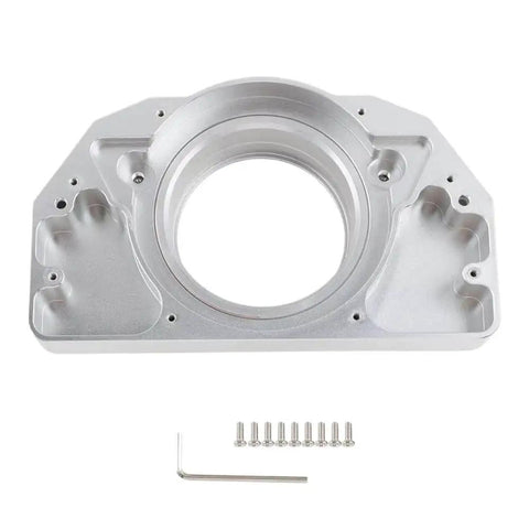 Aluminum Racing Steering Wheel Bearing Seat For G25 G27 G29 G920 G923 with screws and hex key, durable aluminum build.
