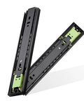 Dope Heavy Duty Push To Open Drawer Slides With 3 Fold Full Extension Steel Runners And Telescopic Ball Bearing Rails 25cm To 50cm Pair