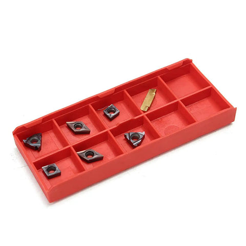 CNC Lathe Tool Holder CLCR 10mm Boring Bar Set With 7 Carbide Inserts And 7 Wrenches For Turning DZ17 Pro Grade Heavy Duty Kit