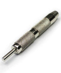 Side view of silver General Tools 806 Jiffy centering punch with knurled grip.